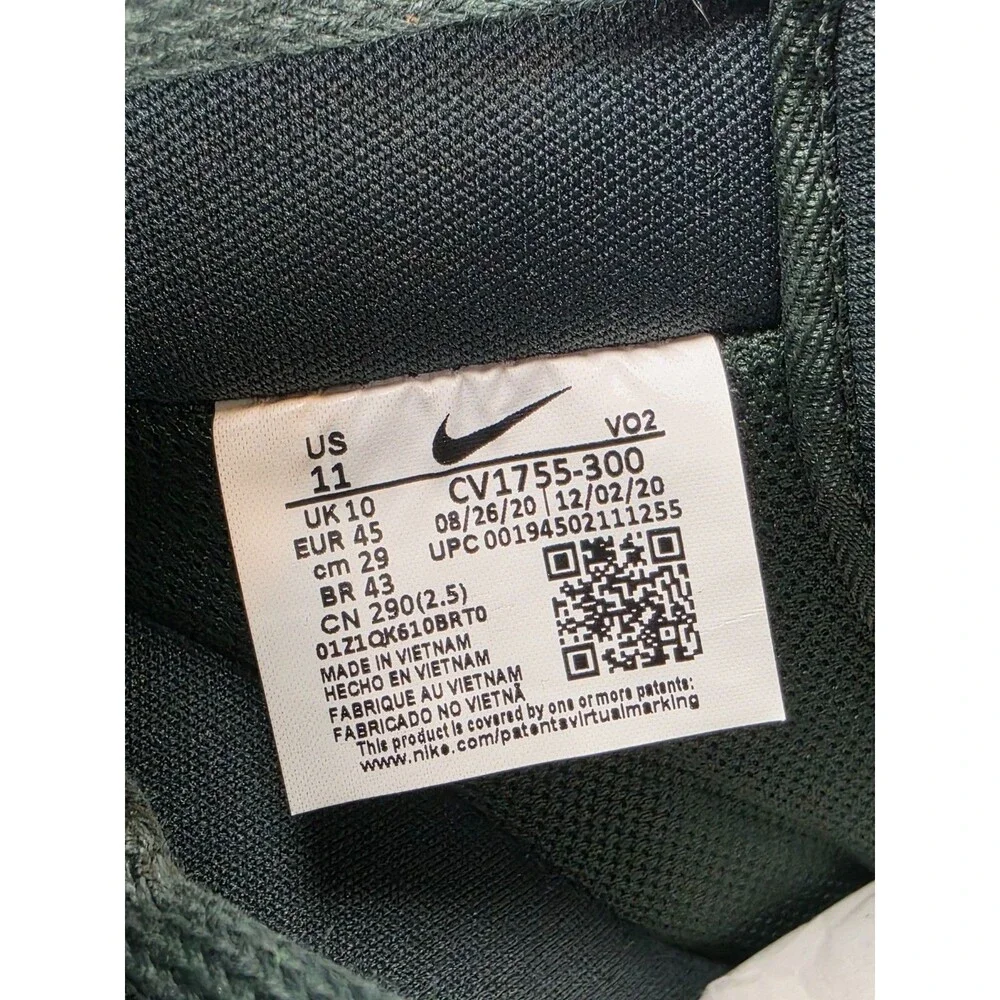 Nike Air Force 1 07 Craft Size 11 DS CV1755-300 Galactic Jade Midnight Navy